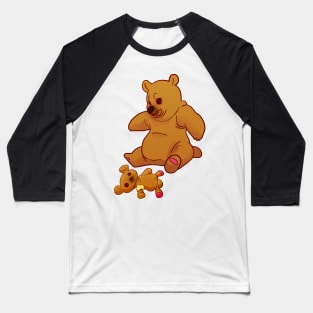 Bear ? Bear ! white Baseball T-Shirt